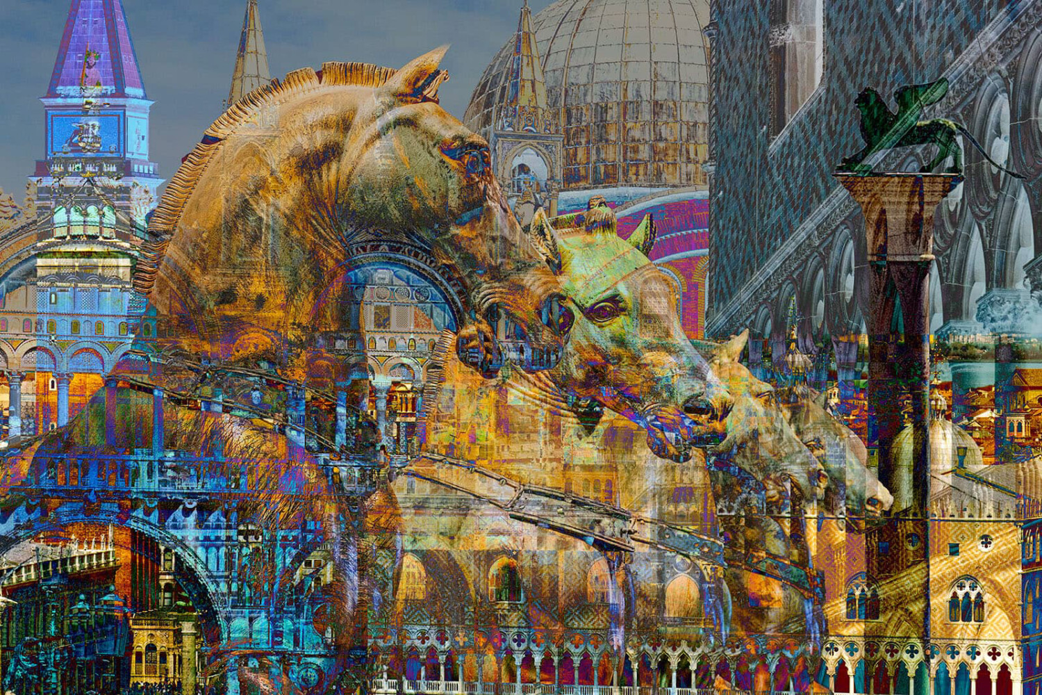Brian P. Lee Photography - Composite of Many Detail Images from St. Mark's Square, Venice